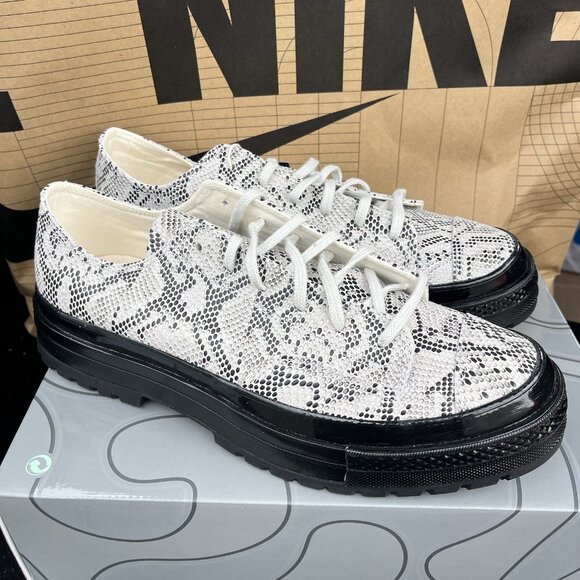 NEW Converse Chuck 70 National Suede Snake Print Men Size 9.5 A15045C - Picture 1 of 6